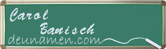 Carol Banisch Visitenkarte